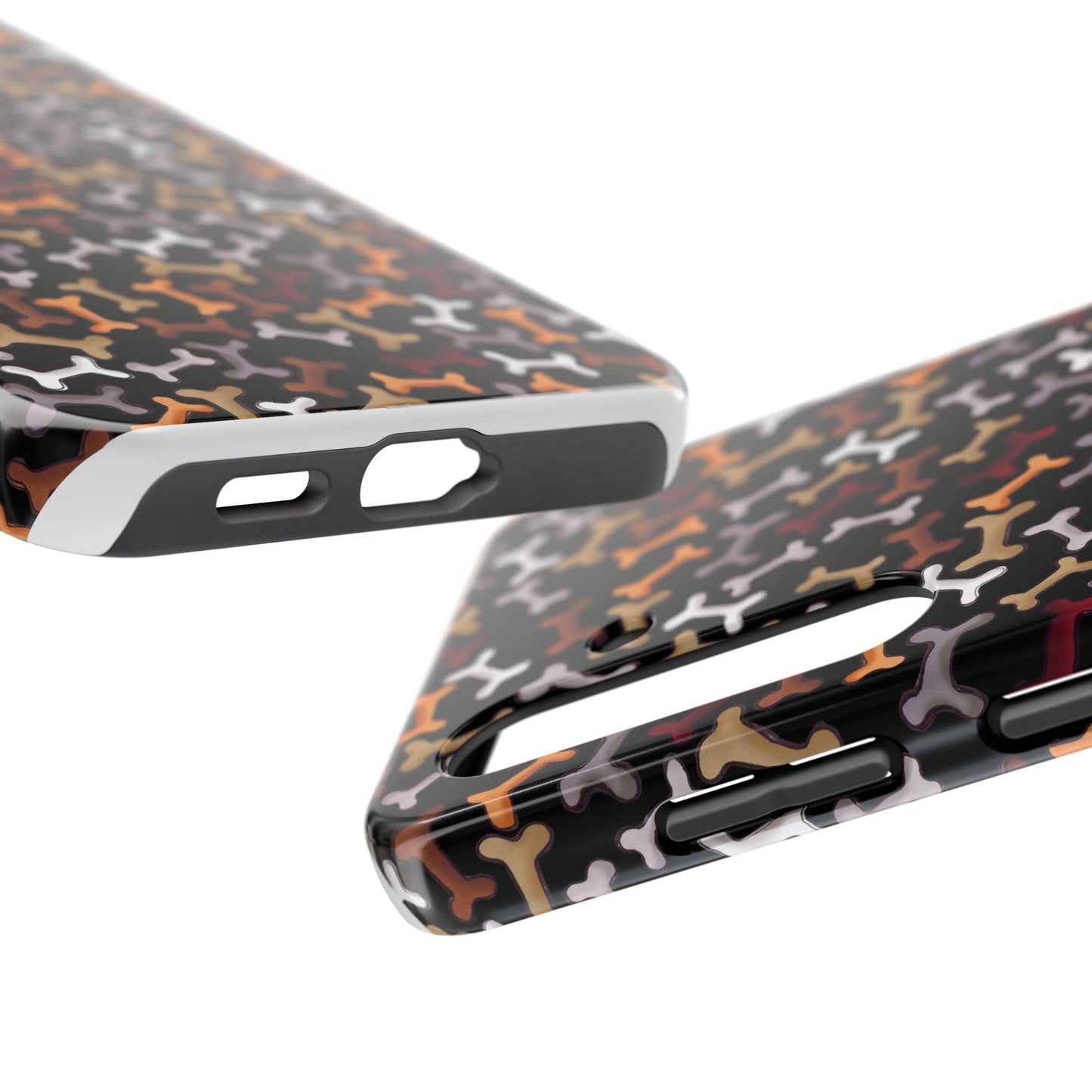 Dog Bones Black Phone Case