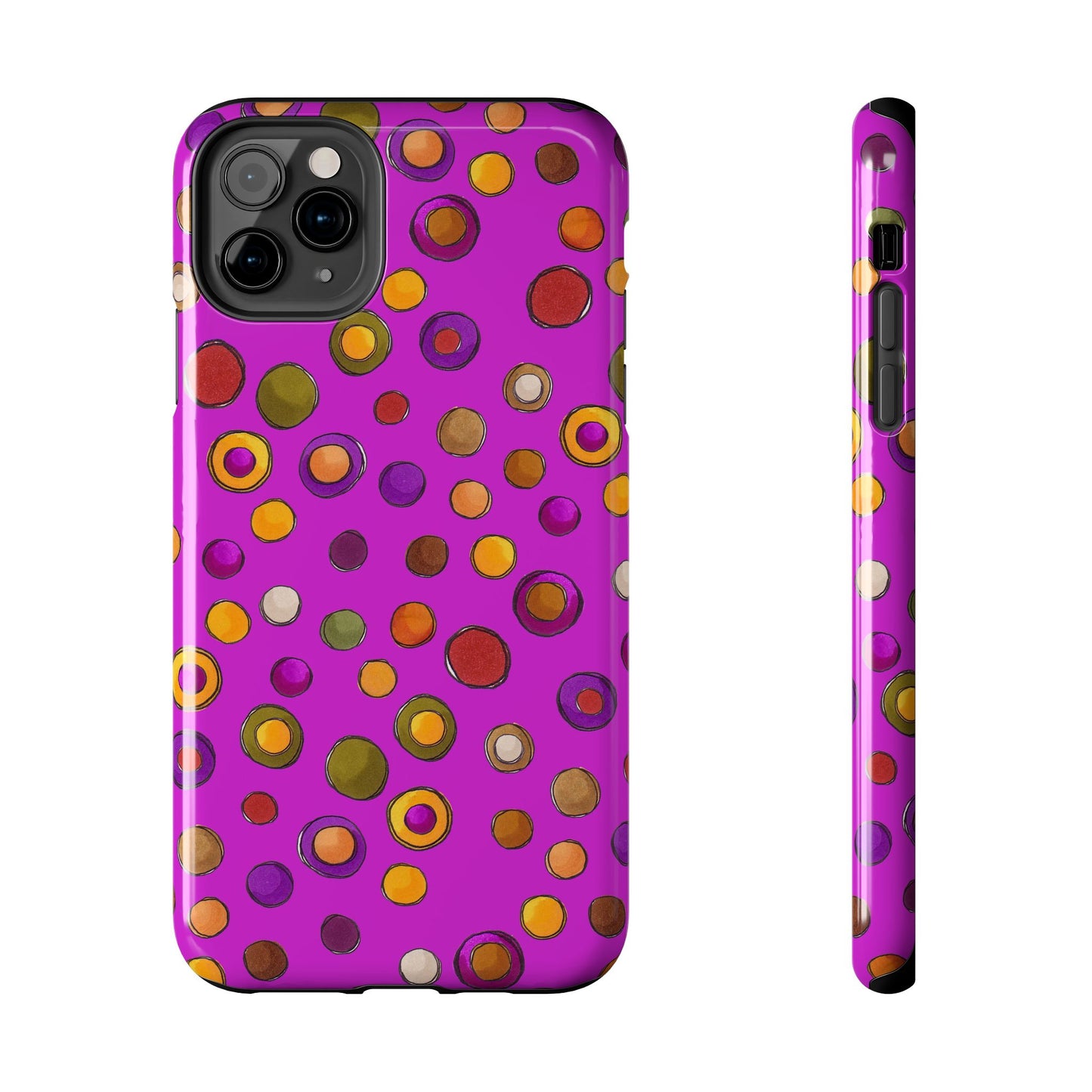 Double Dot Fuchsia Phone Case