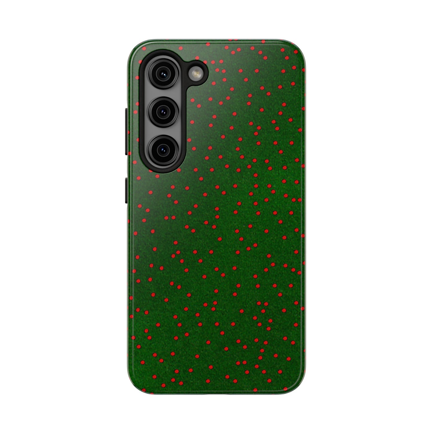 Happy Dots Green / Red Phone Case