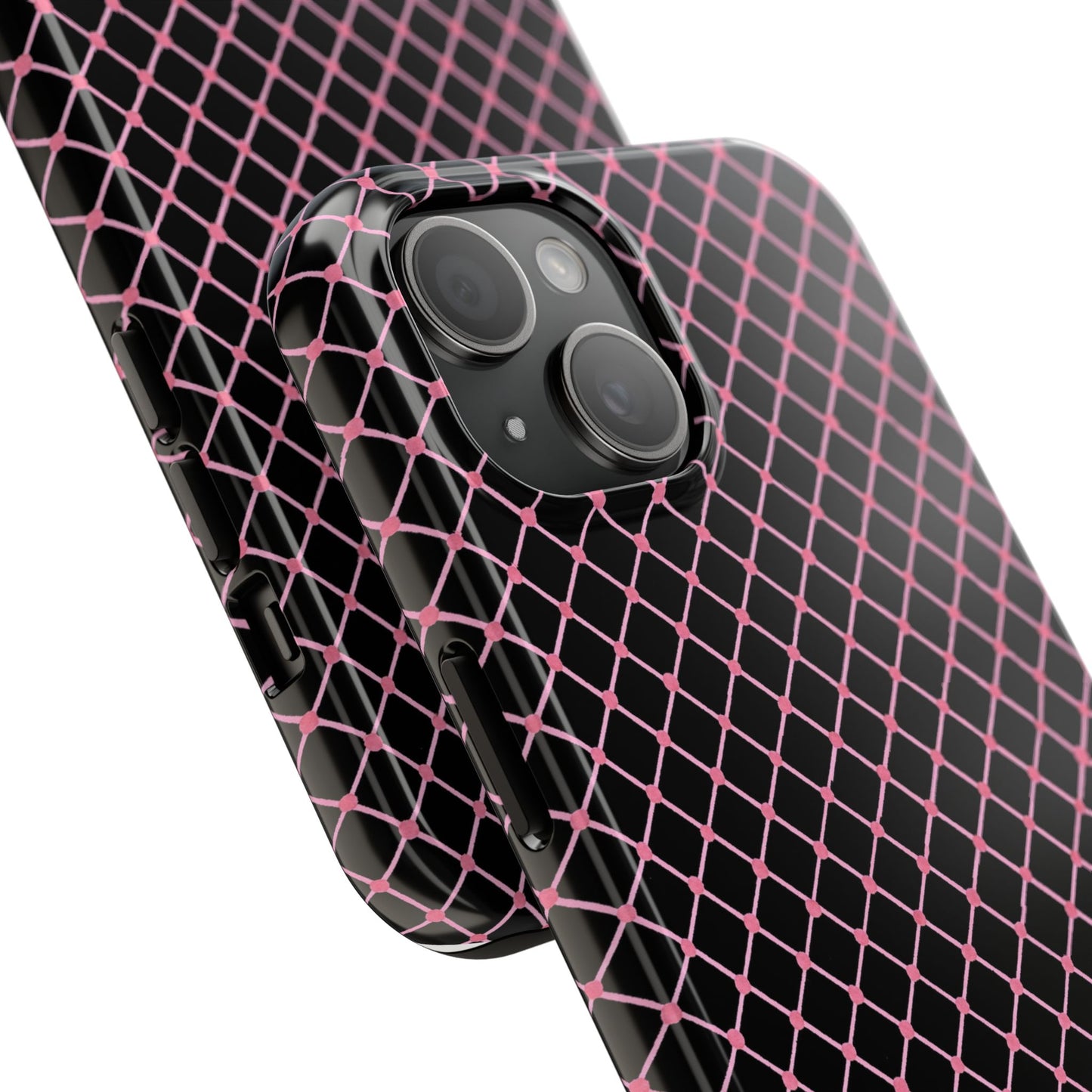 Cyclone Fence Black / Pink Phone Case
