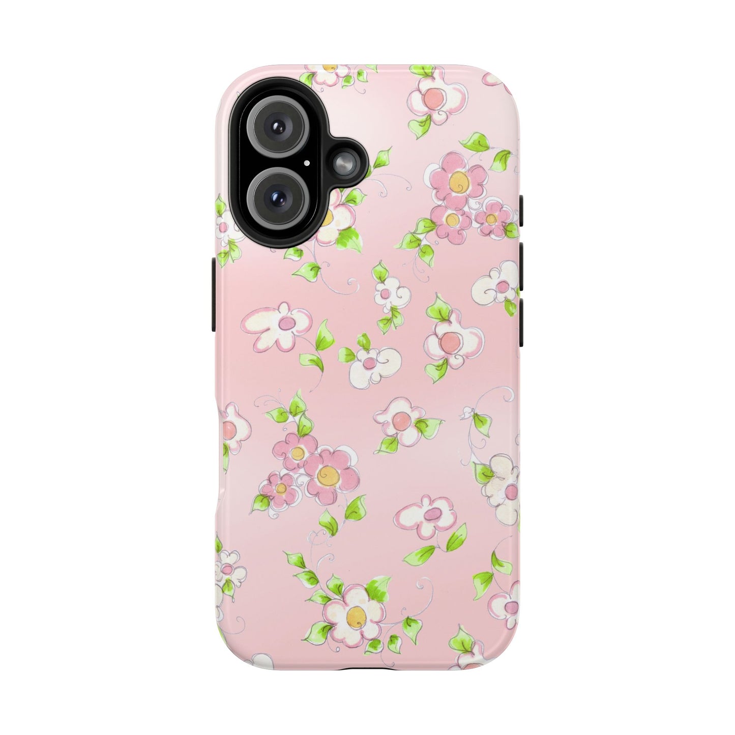 Precious Posies Pink Phone Case