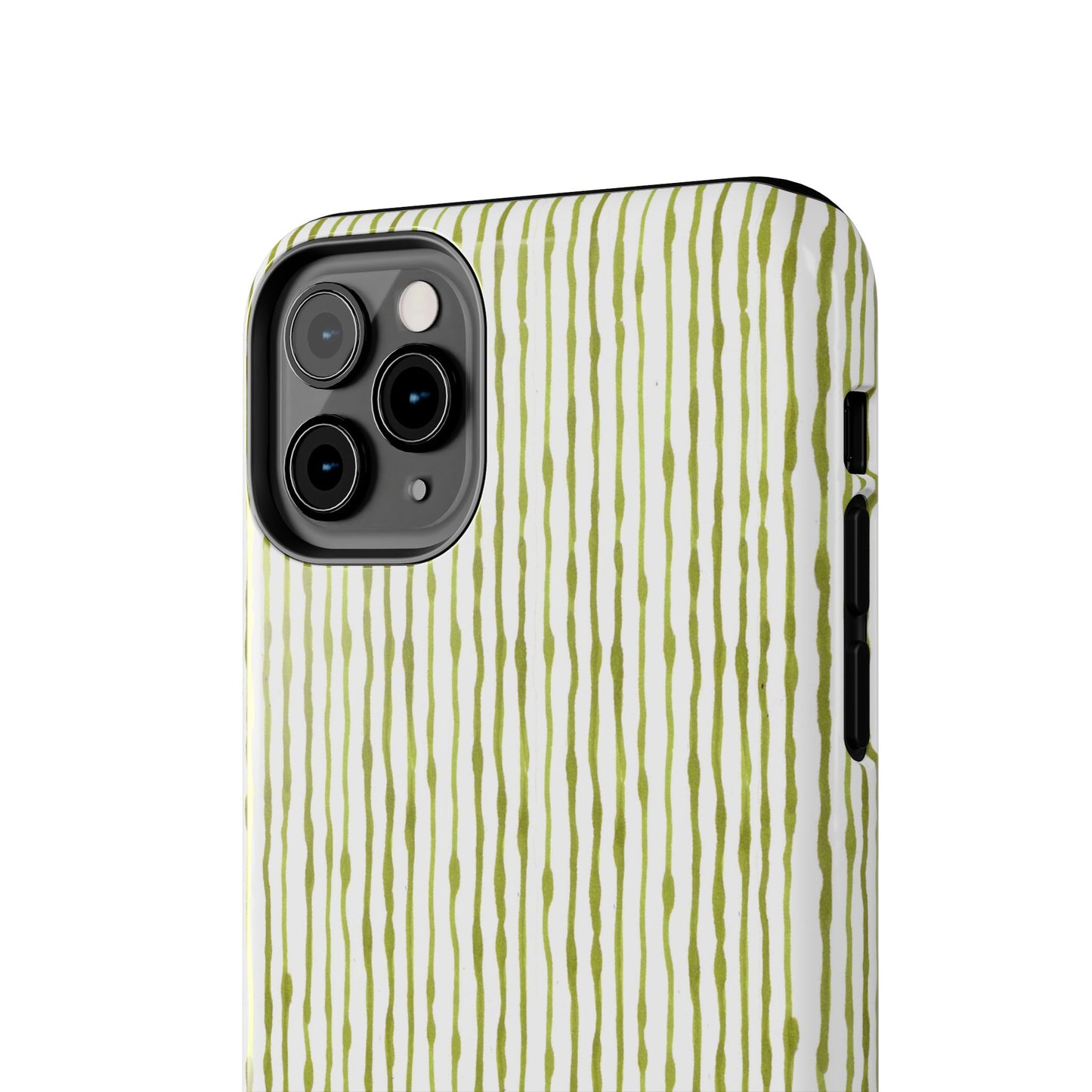 Faux Seersucker White / Green Phone Case