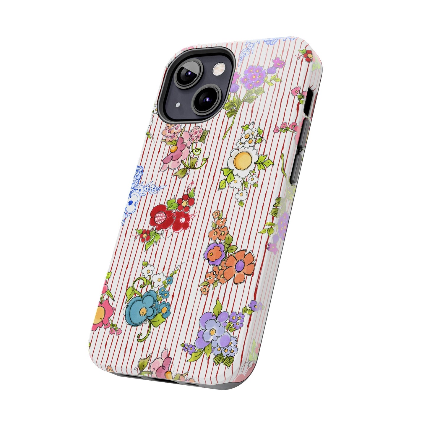 Mixed Bouquets Red / White Phone Case