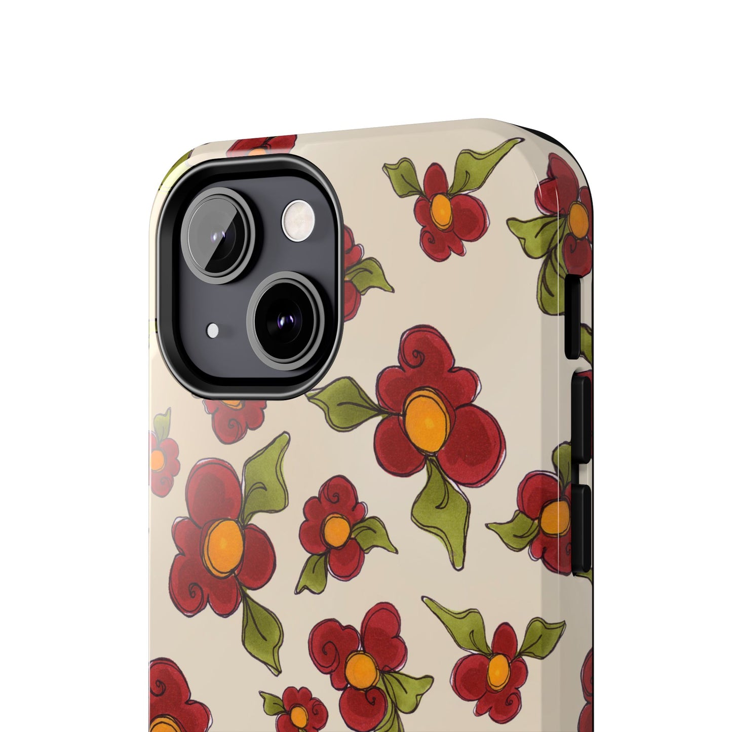 Chili Pepper Daisies Phone Case