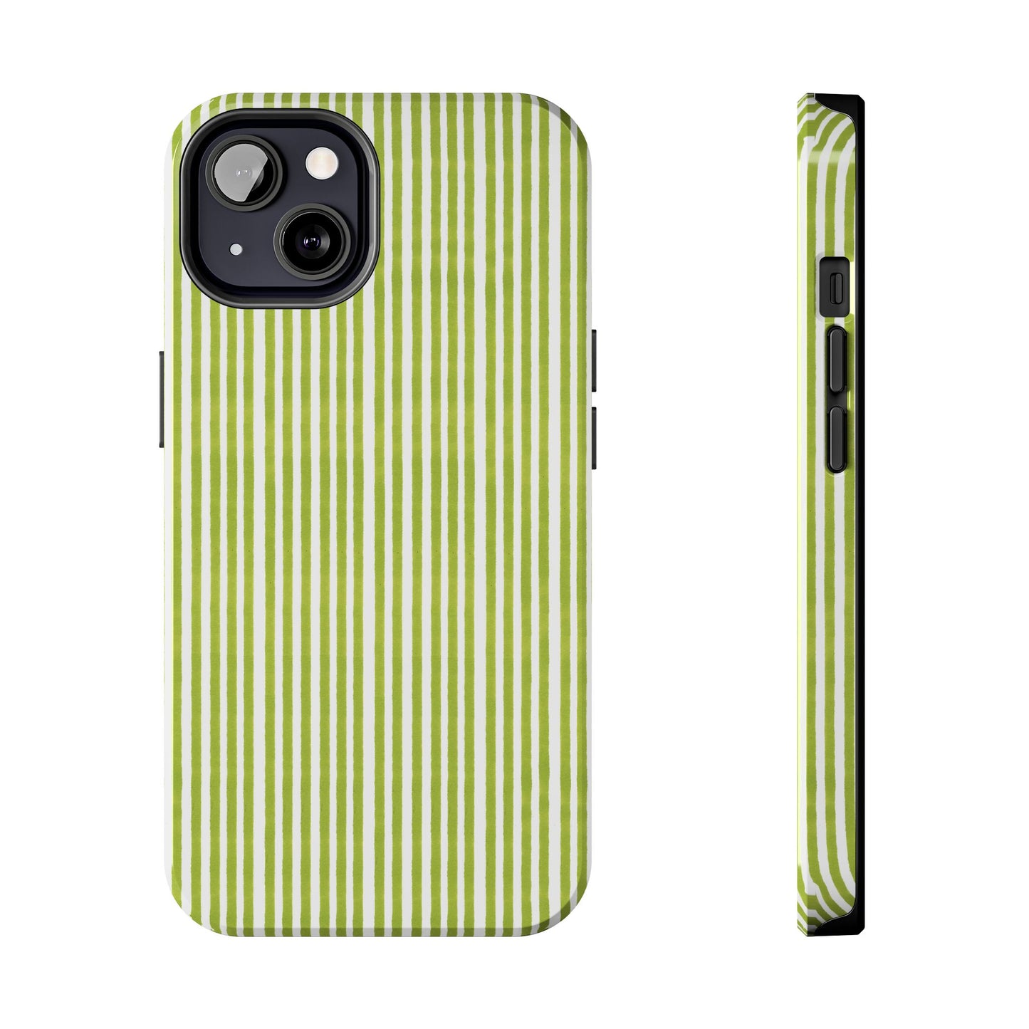 Lazy Stripe Lime Phone Case