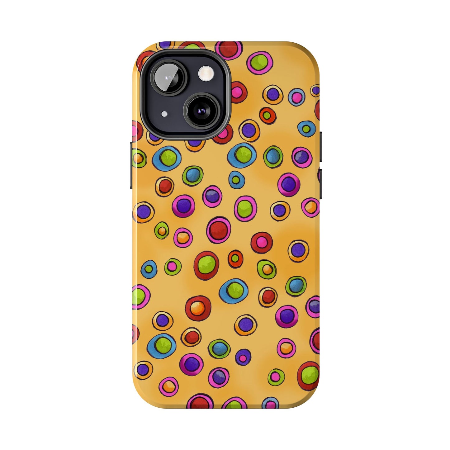 Dopey Dots Yellow Phone Case