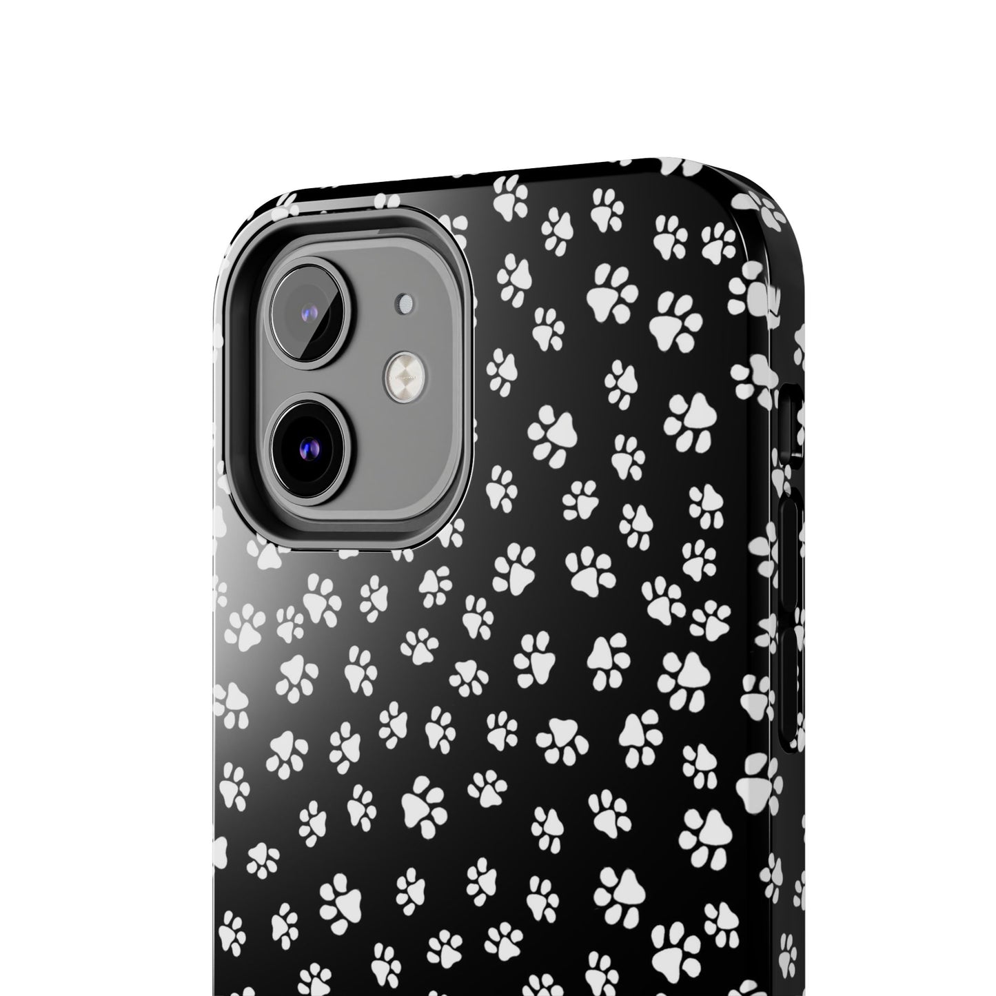 Little Paws Black / White Phone Case