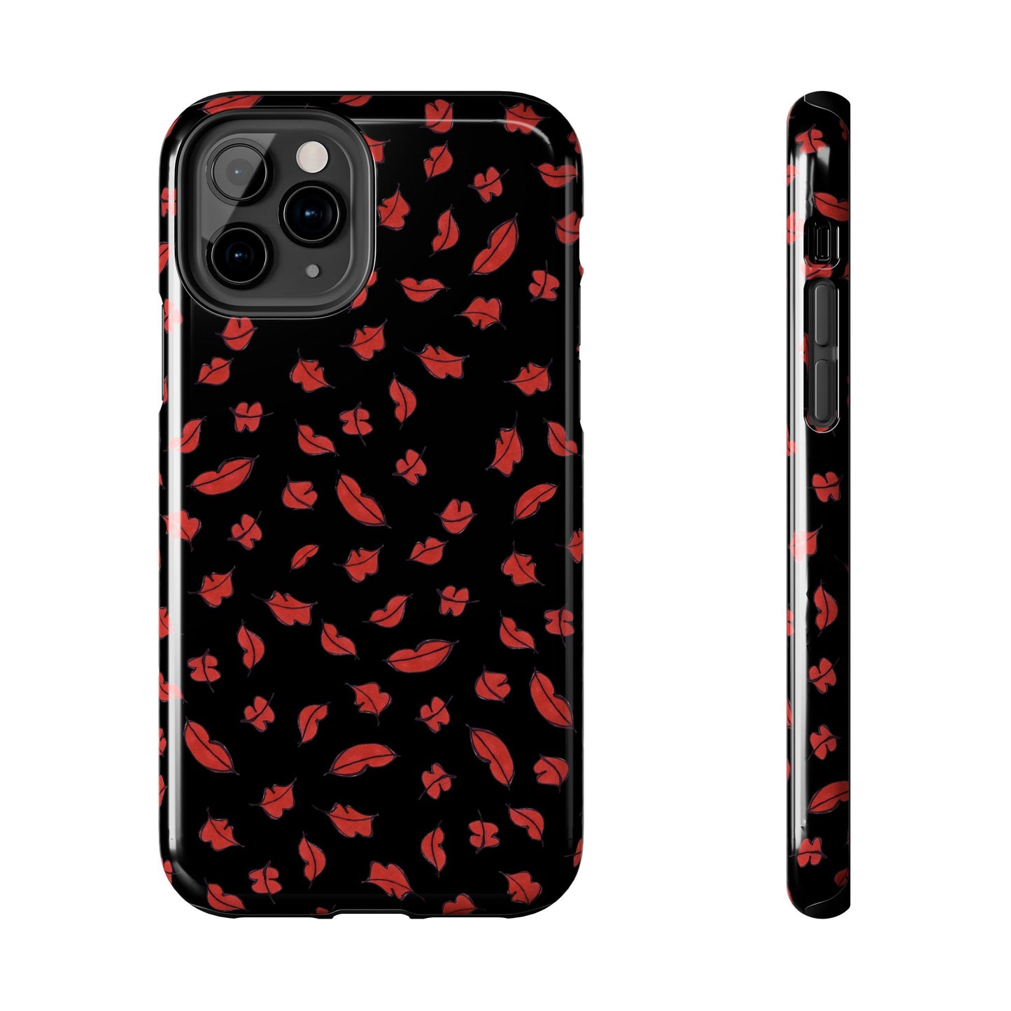Autumn Lips Black Phone Case