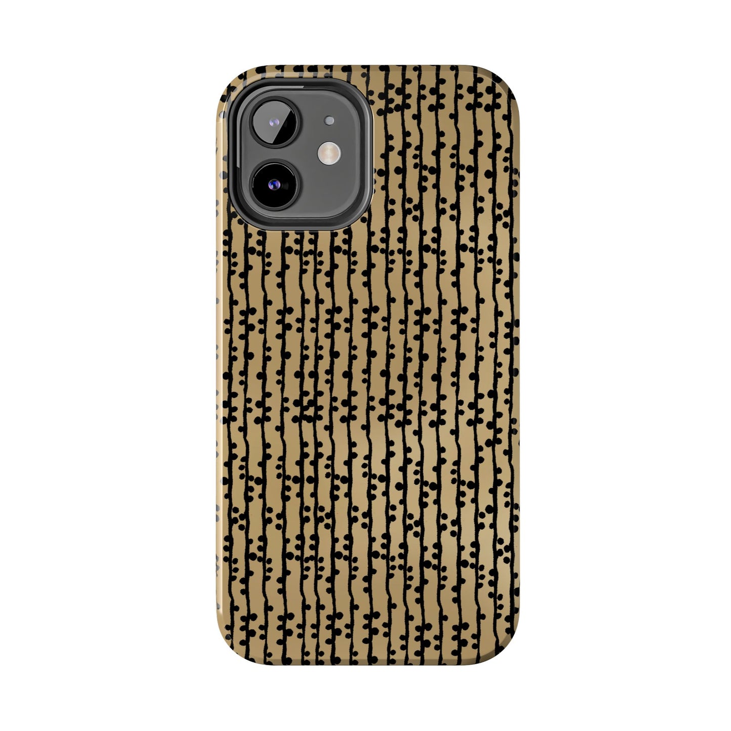 Loopy Stripe Tan Phone Case