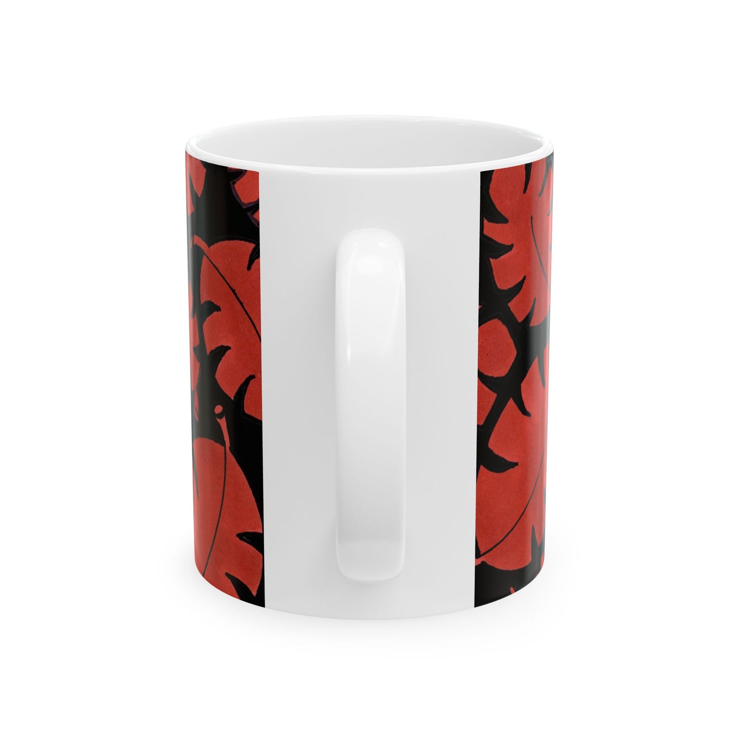 Red Bananas Black Cup