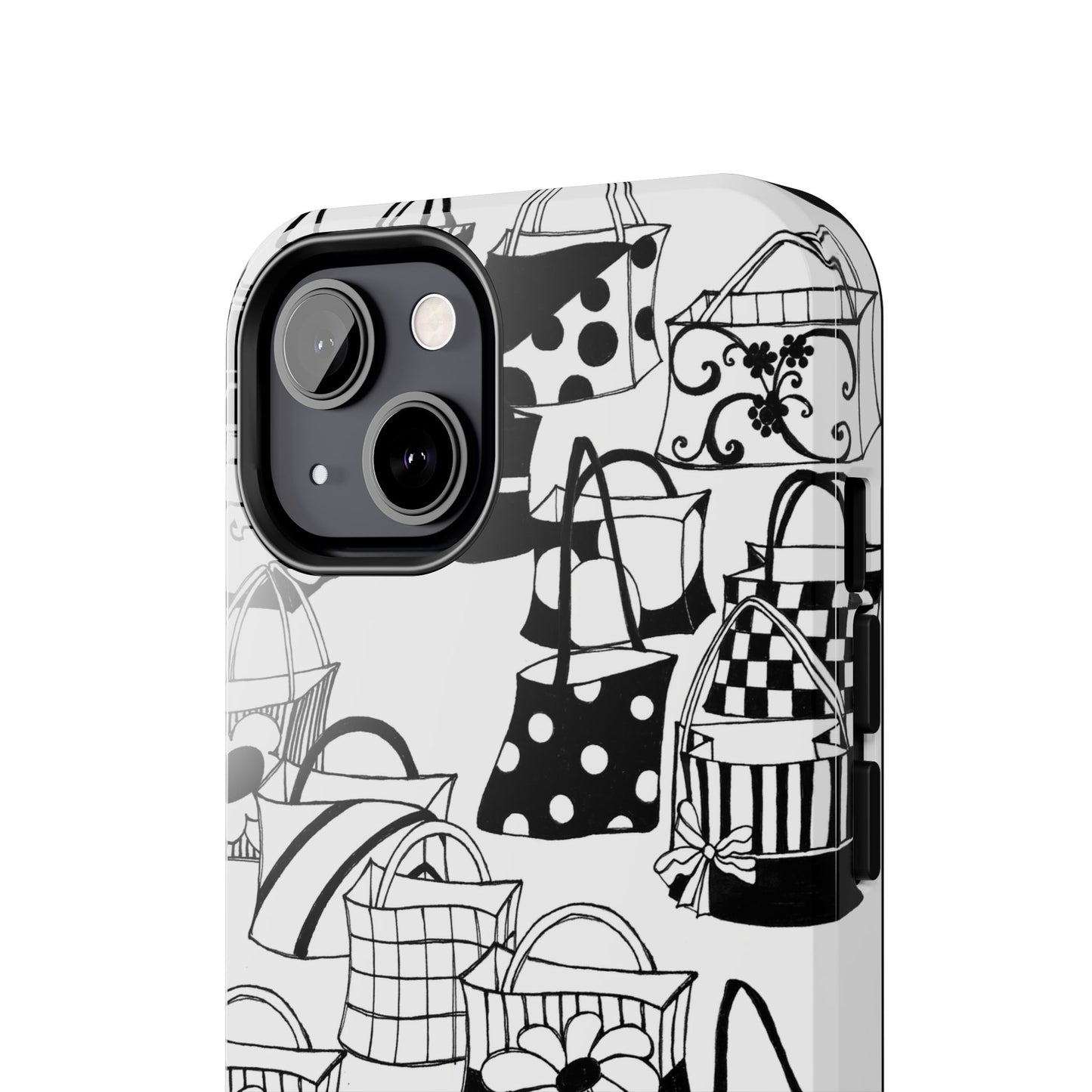Totes White / Black Phone Case