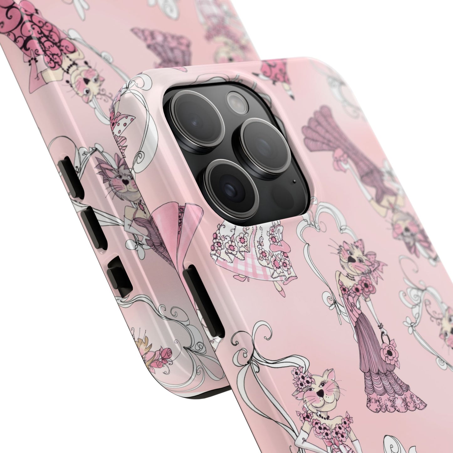 Lady Cats Tossed Phone Case