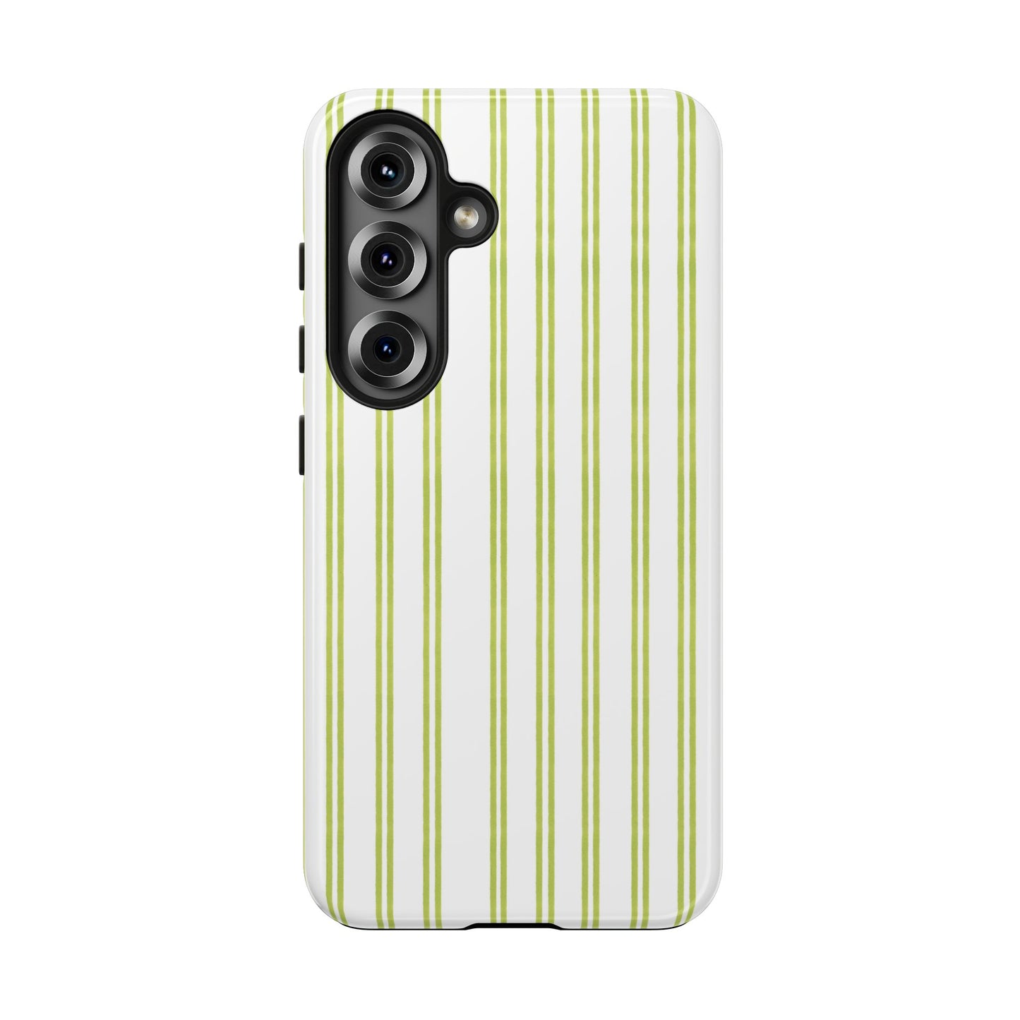 Green Double Stripe Phone Case