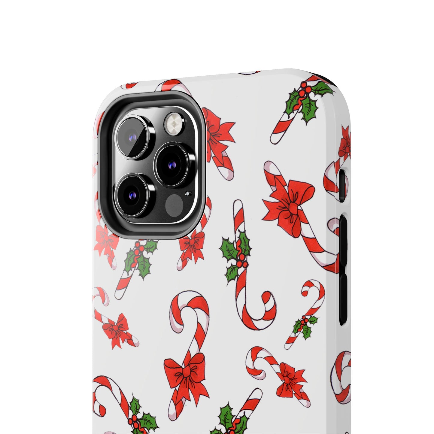 Candy Cane Crowd White Phone Case
