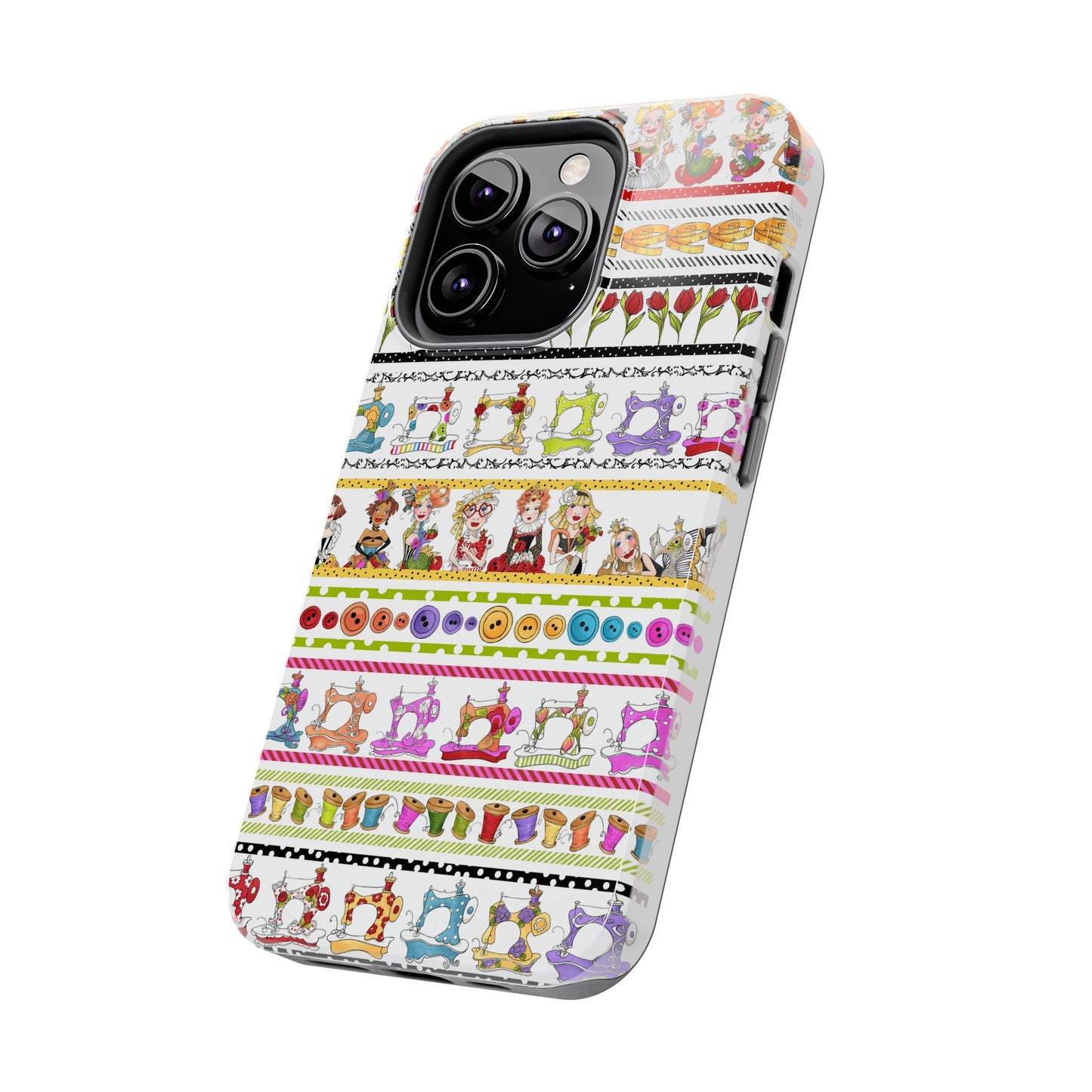 Curious Border White Phone Case