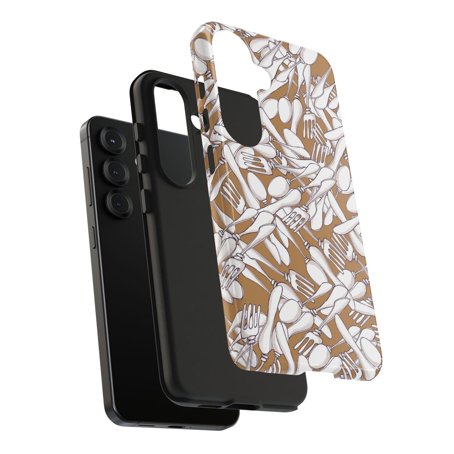 Silverware Wars Brown Phone Case
