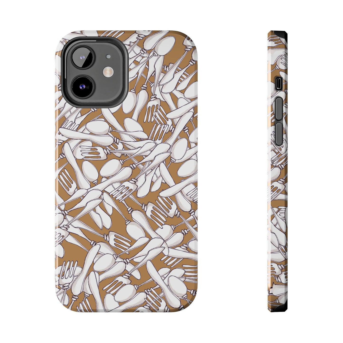 Silverware Wars Brown Phone Case