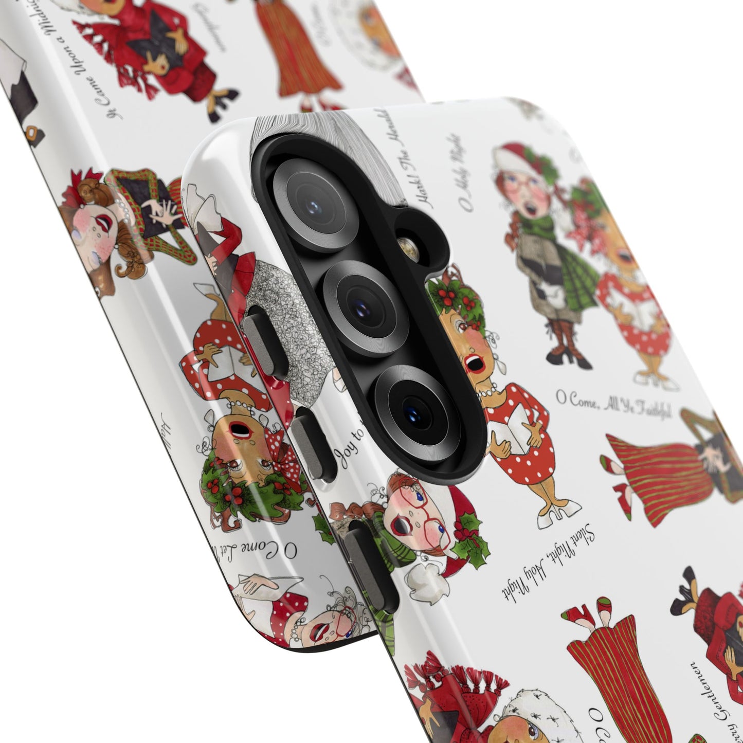Tossed Carolers Phone Case