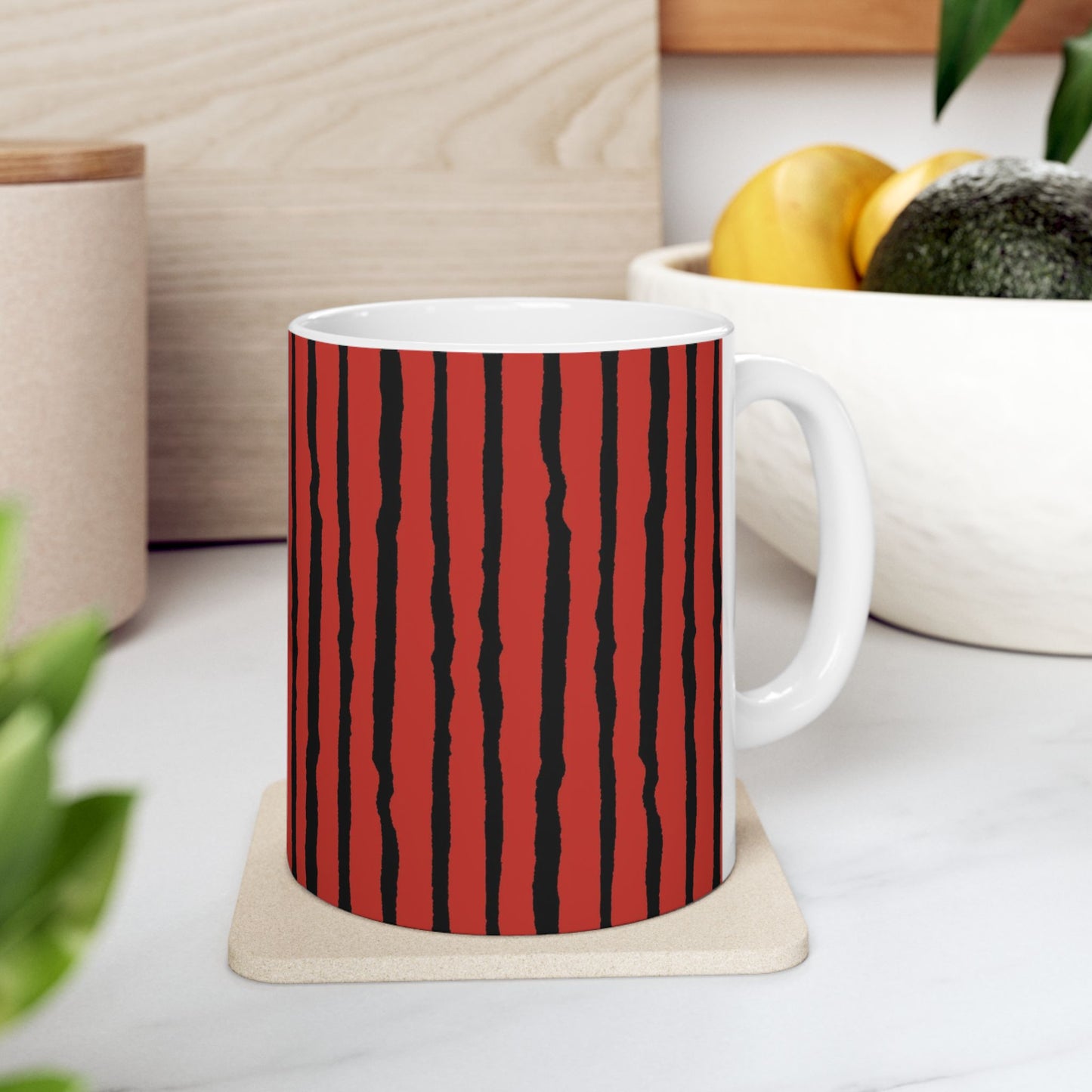Sorta Stripe Red / Black Cup