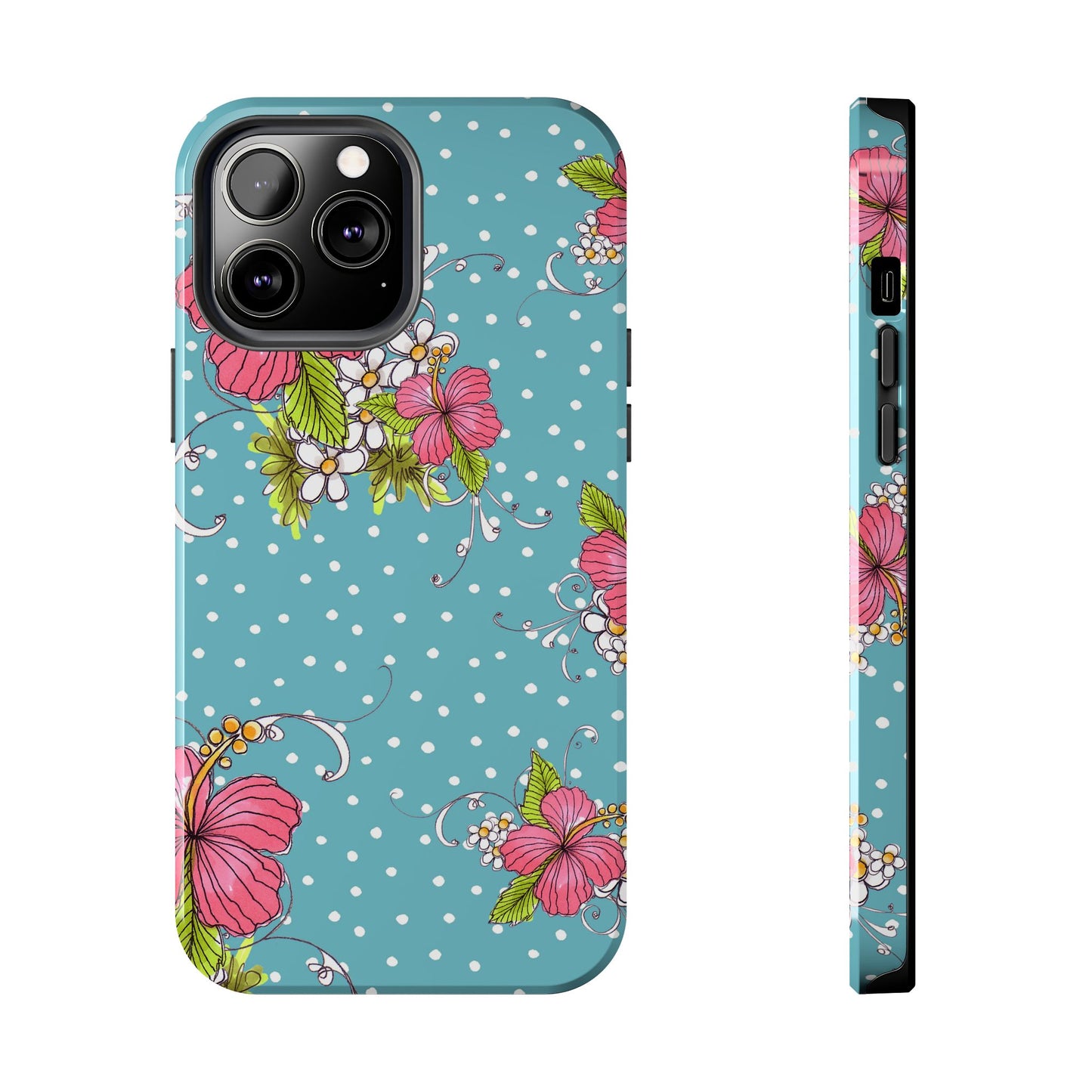 Lady Luau Turquoise Phone Case