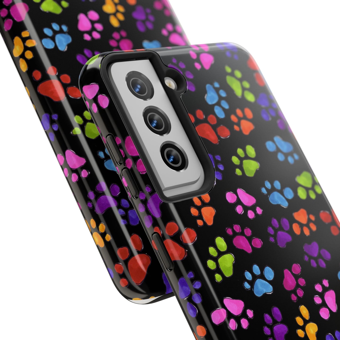 Fancy Paws Black Phone Case