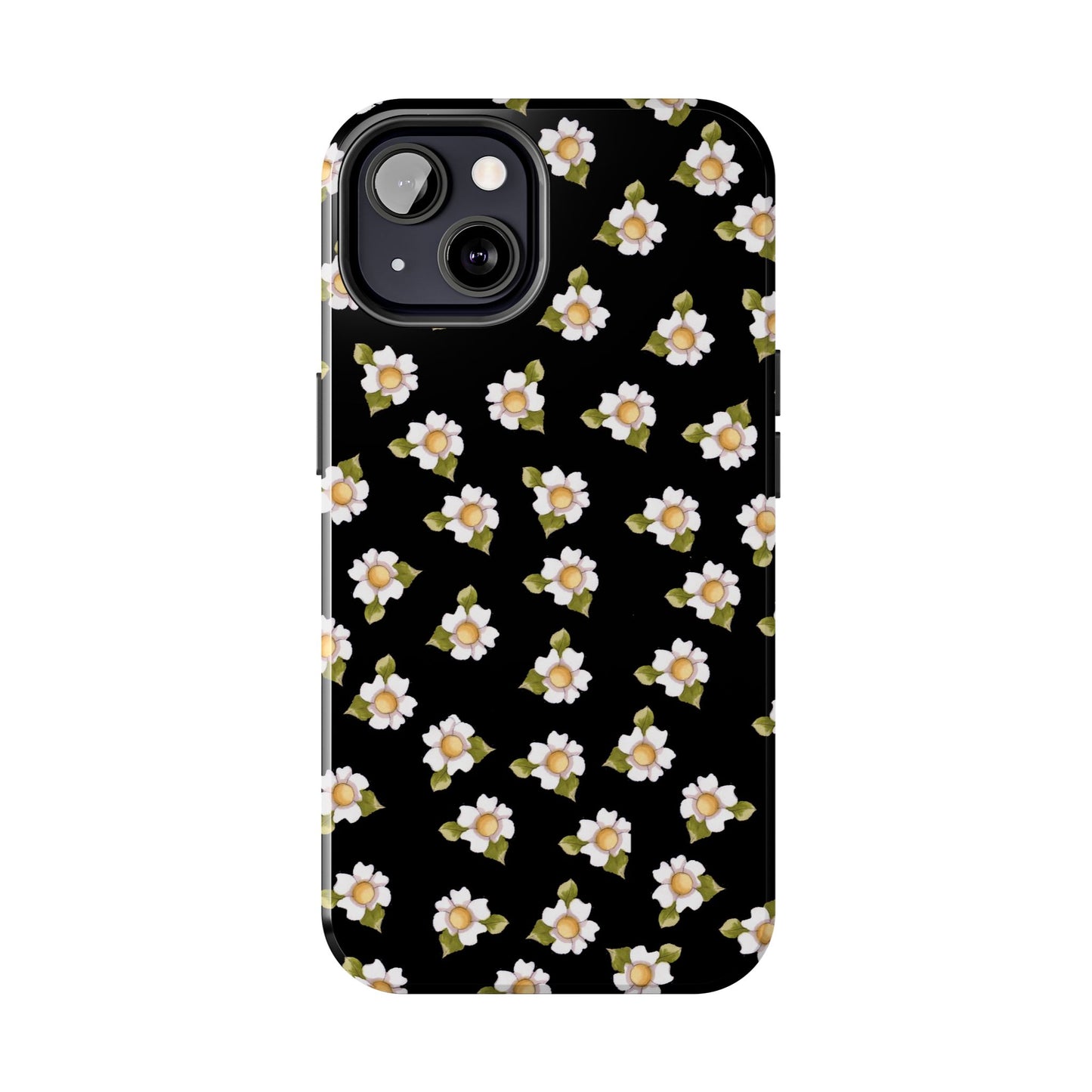 Daisies Black Phone Case