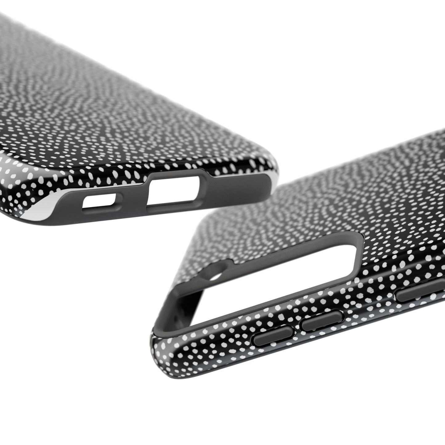 Baby Dots Black / White Phone Case