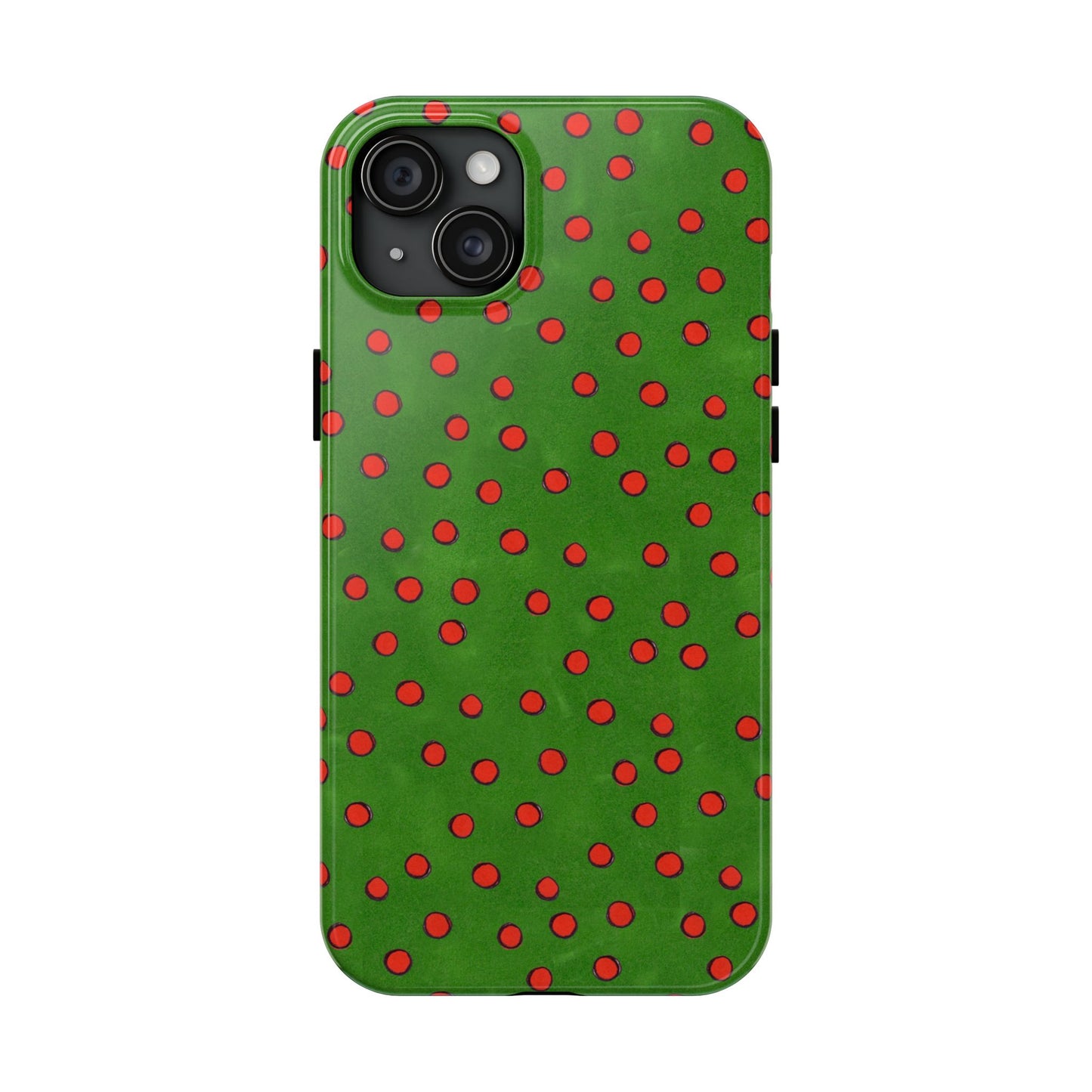 Dinky Dots Green / Red Phone Case