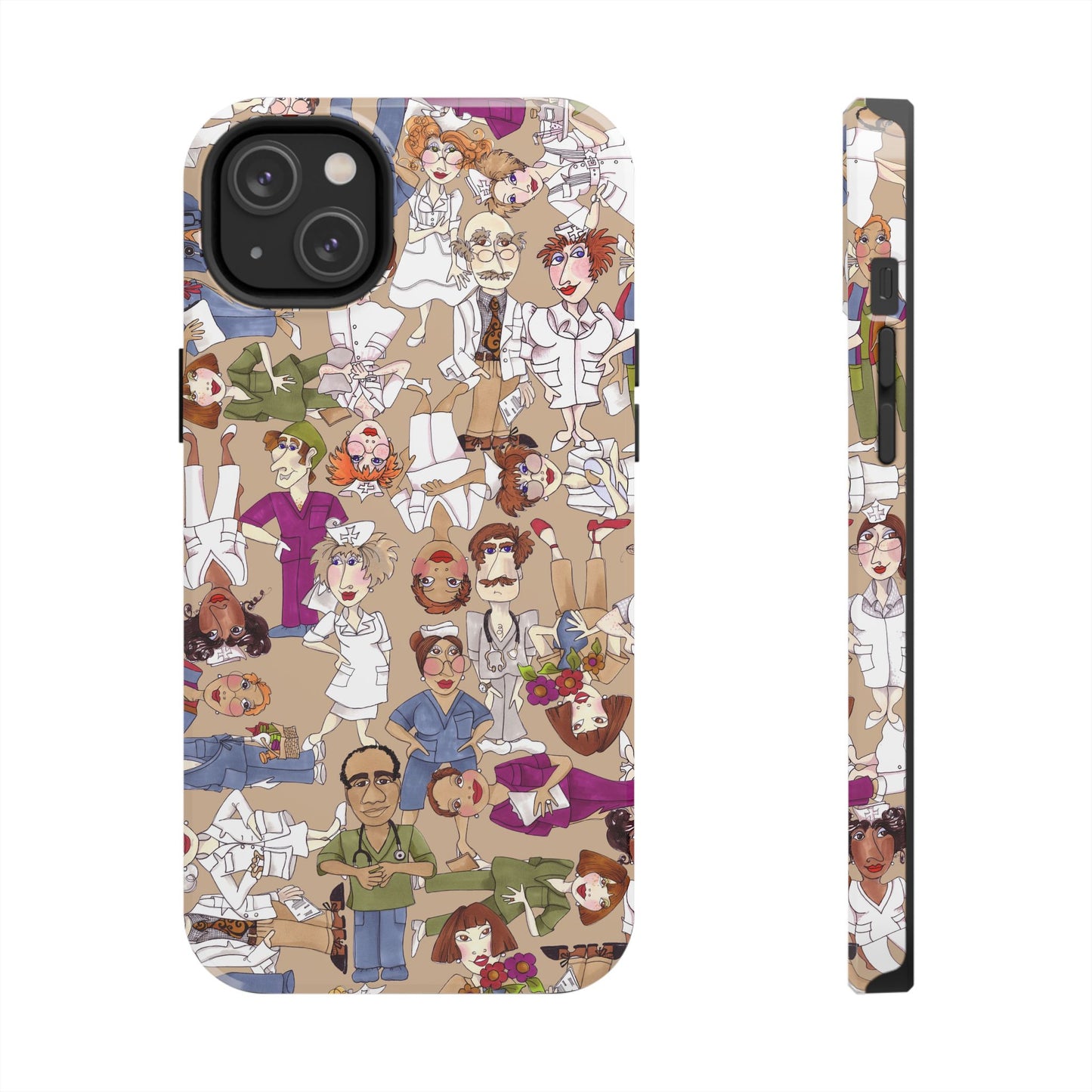 Diverse Nurse Khaki Phone Case