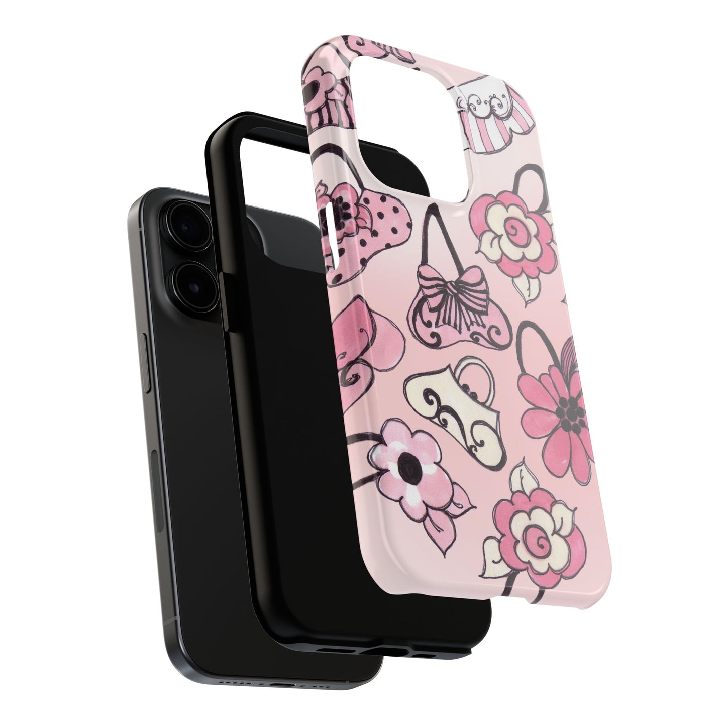 Cat Bags Pink Phone Case