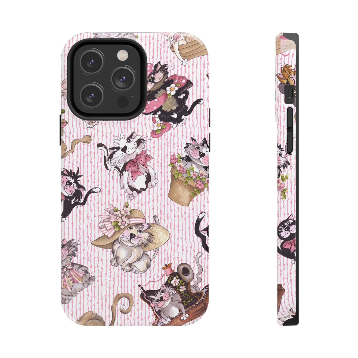 Fancy Cats Pink Phone Case