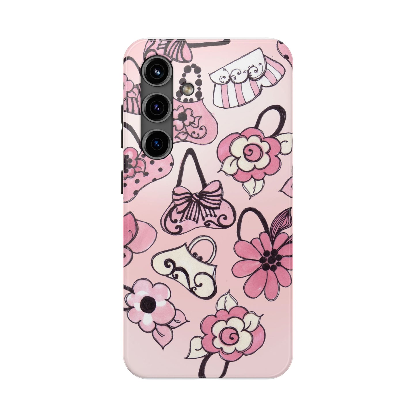 Cat Bags Pink Phone Case