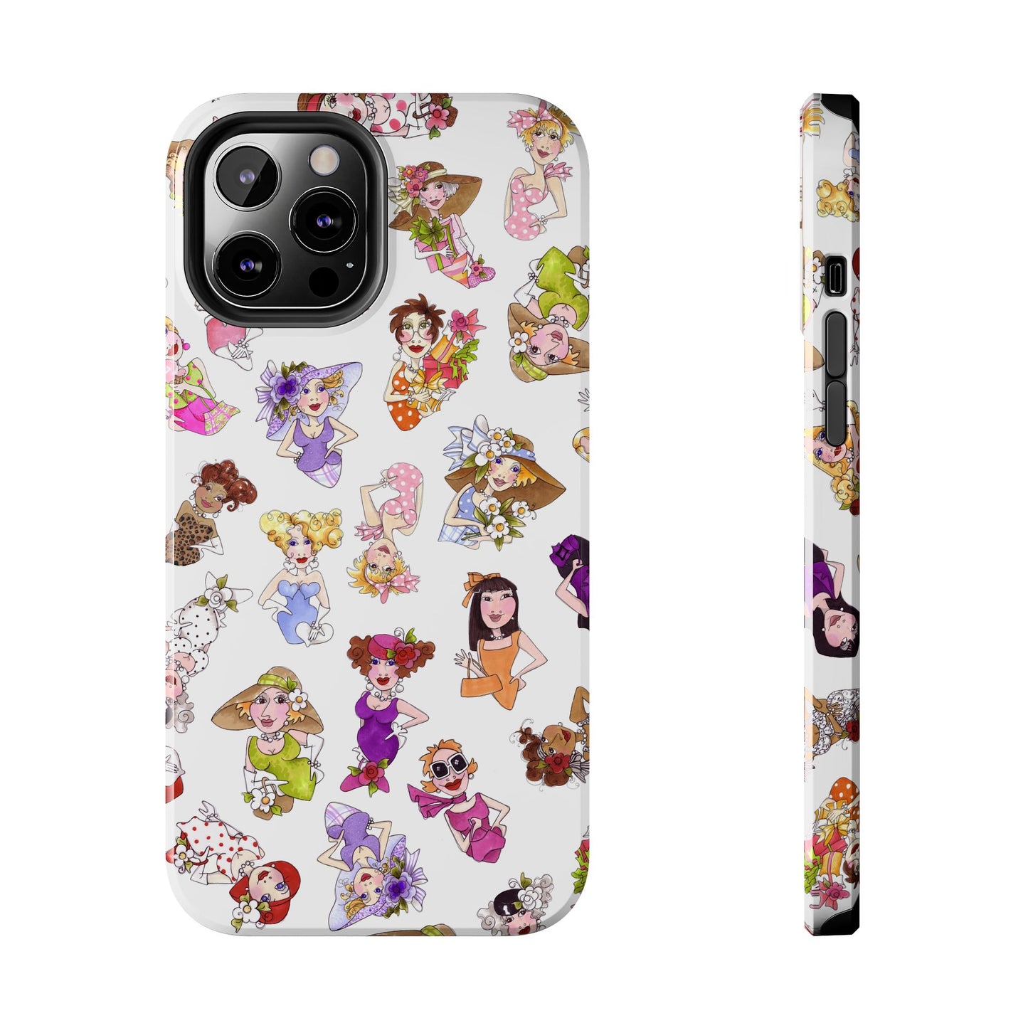 Fast Women Tossed White Phone Case