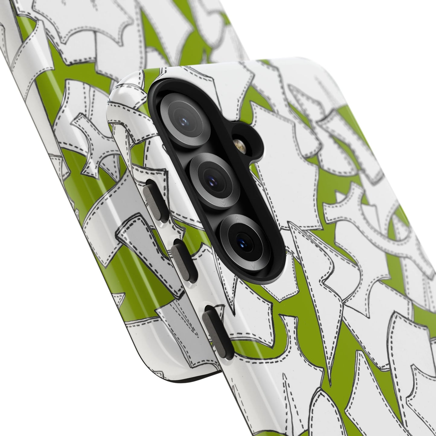 Pattern Pieces Chartreuse Phone Case