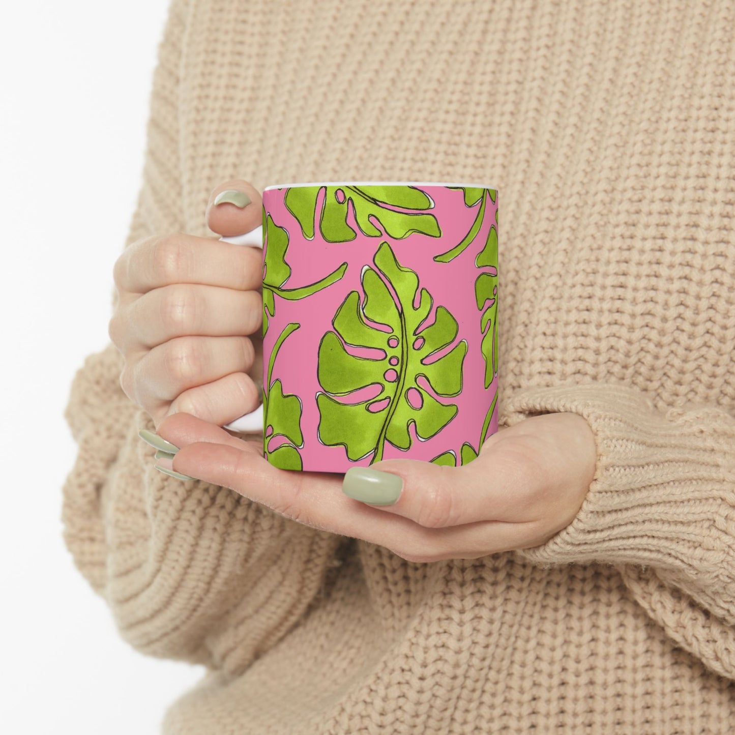 Big Leaf Pink Cup