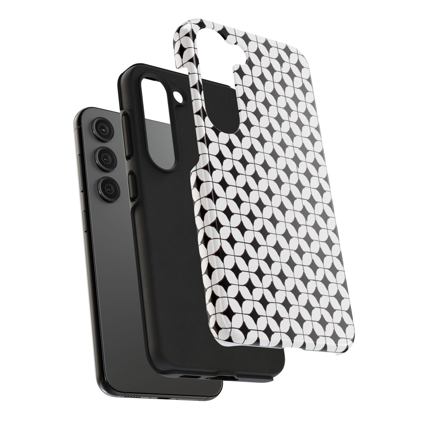 Tile-ish Black Phone Case