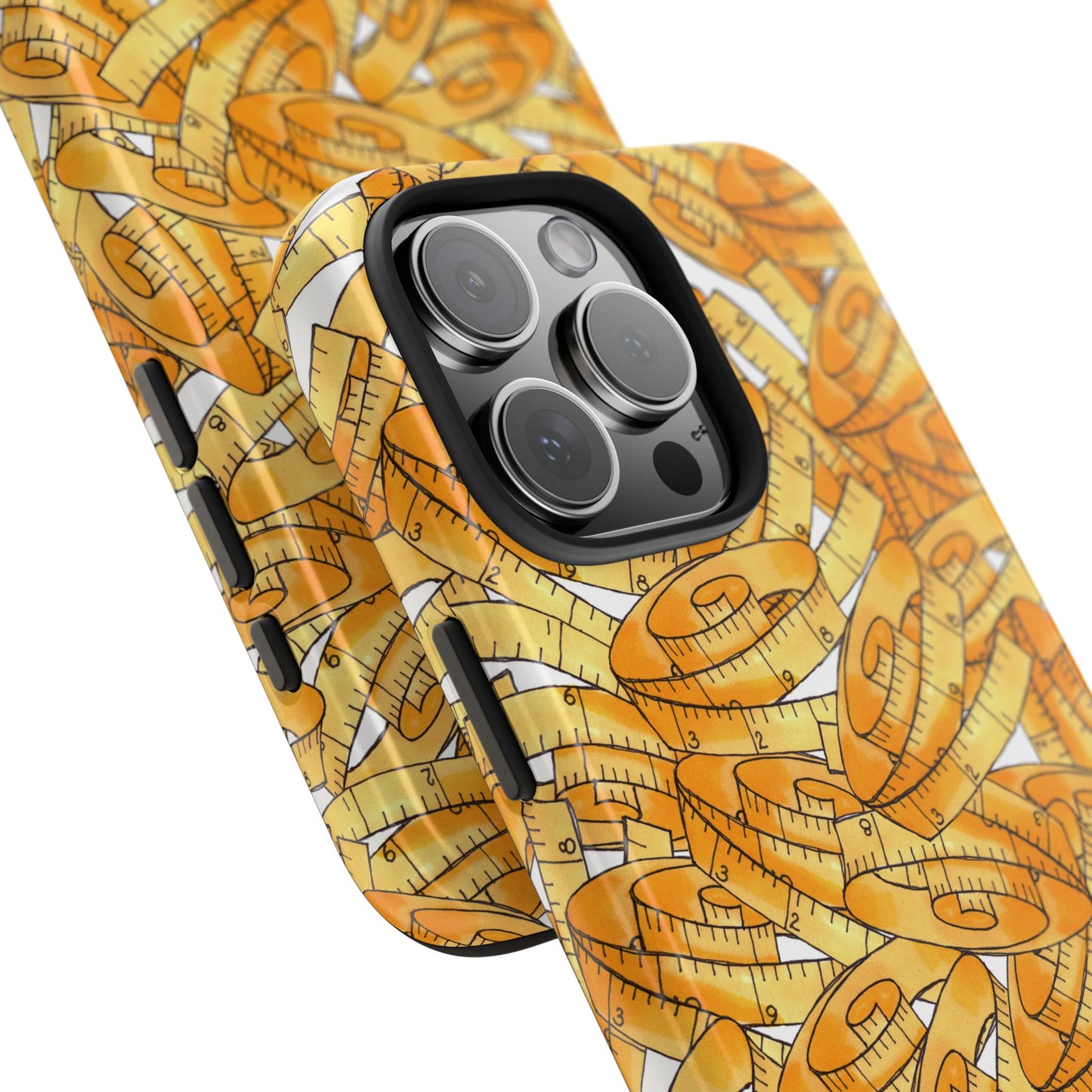 Tape Storm White / Yellow Phone Case