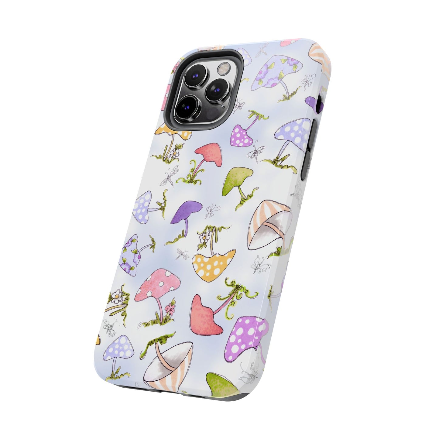 Mushroom Toss Blue Phone Case