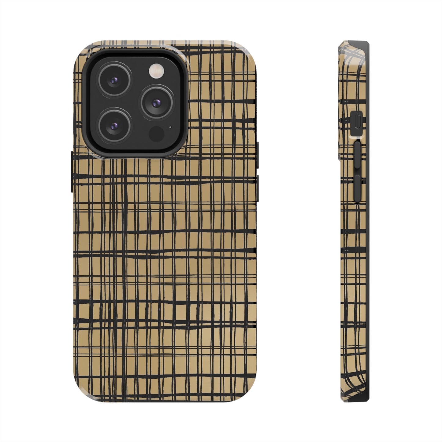 Doggie Fence Tan Phone Case