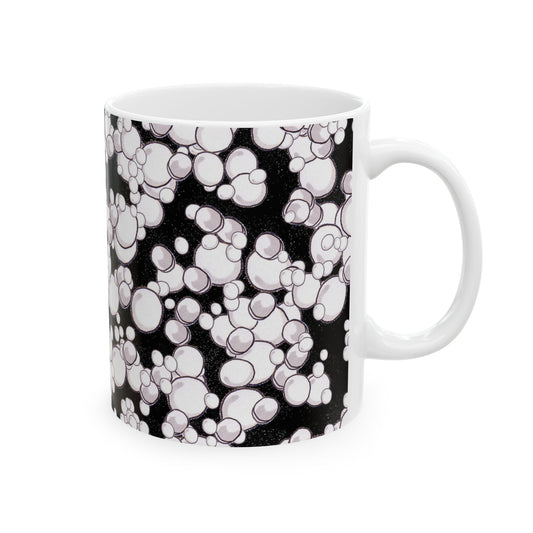 Bubble Dots Black Cup
