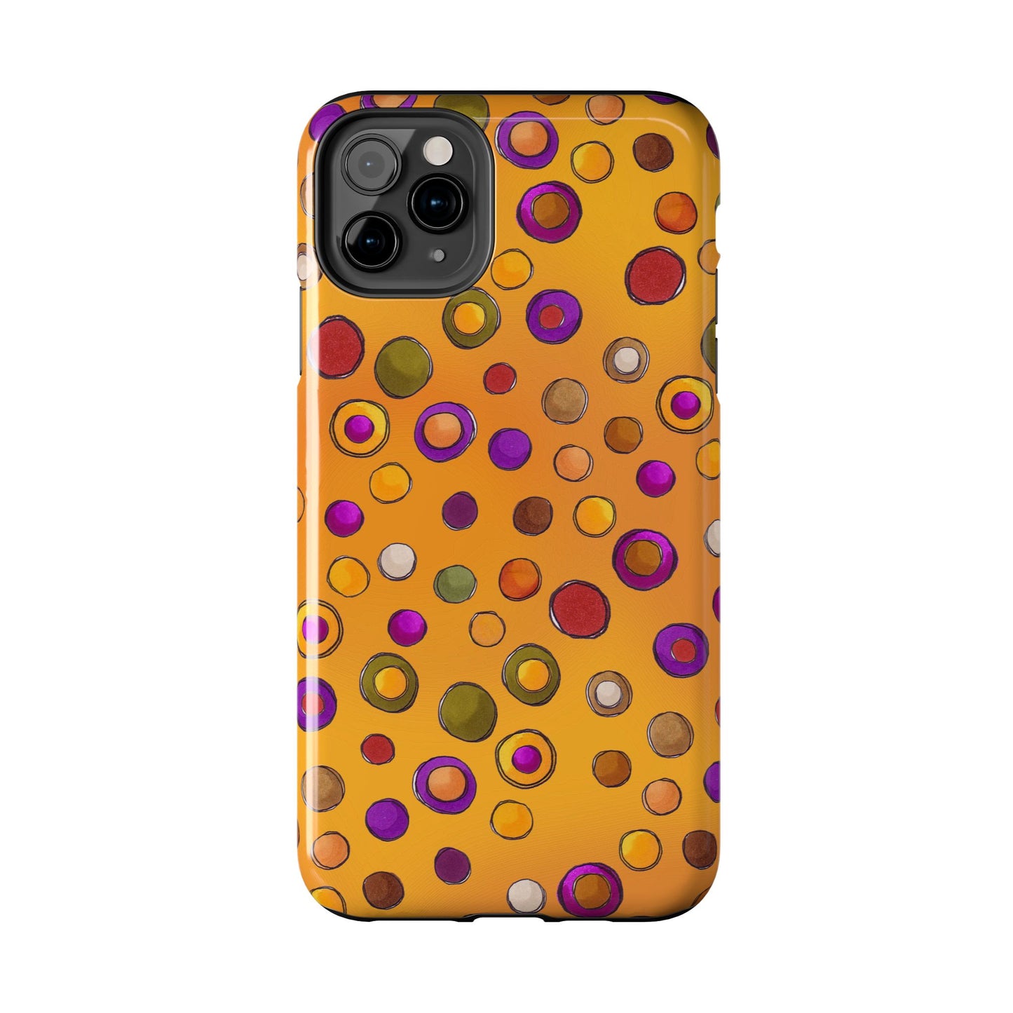 Double Dot Yellow Phone Case