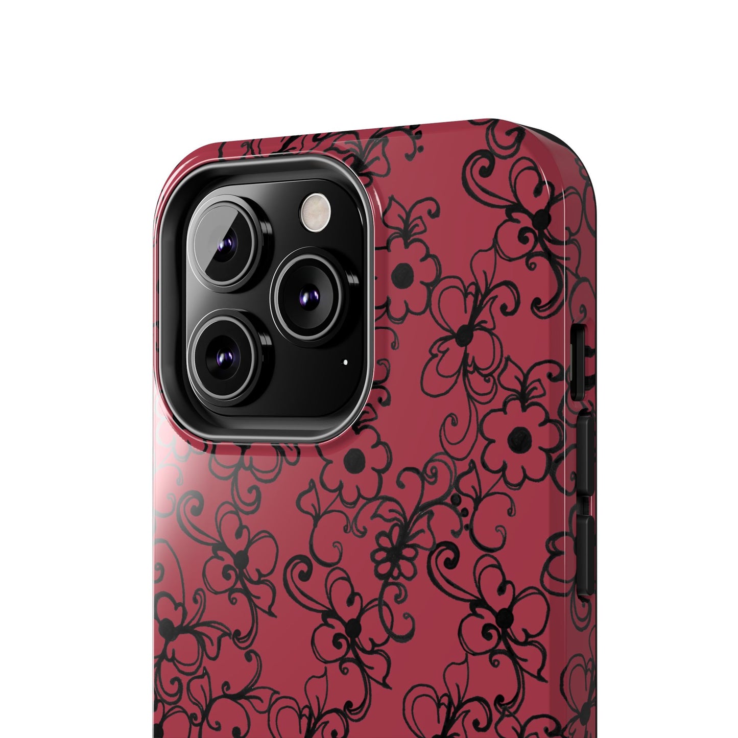 Daisy Jungle Red Phone Case