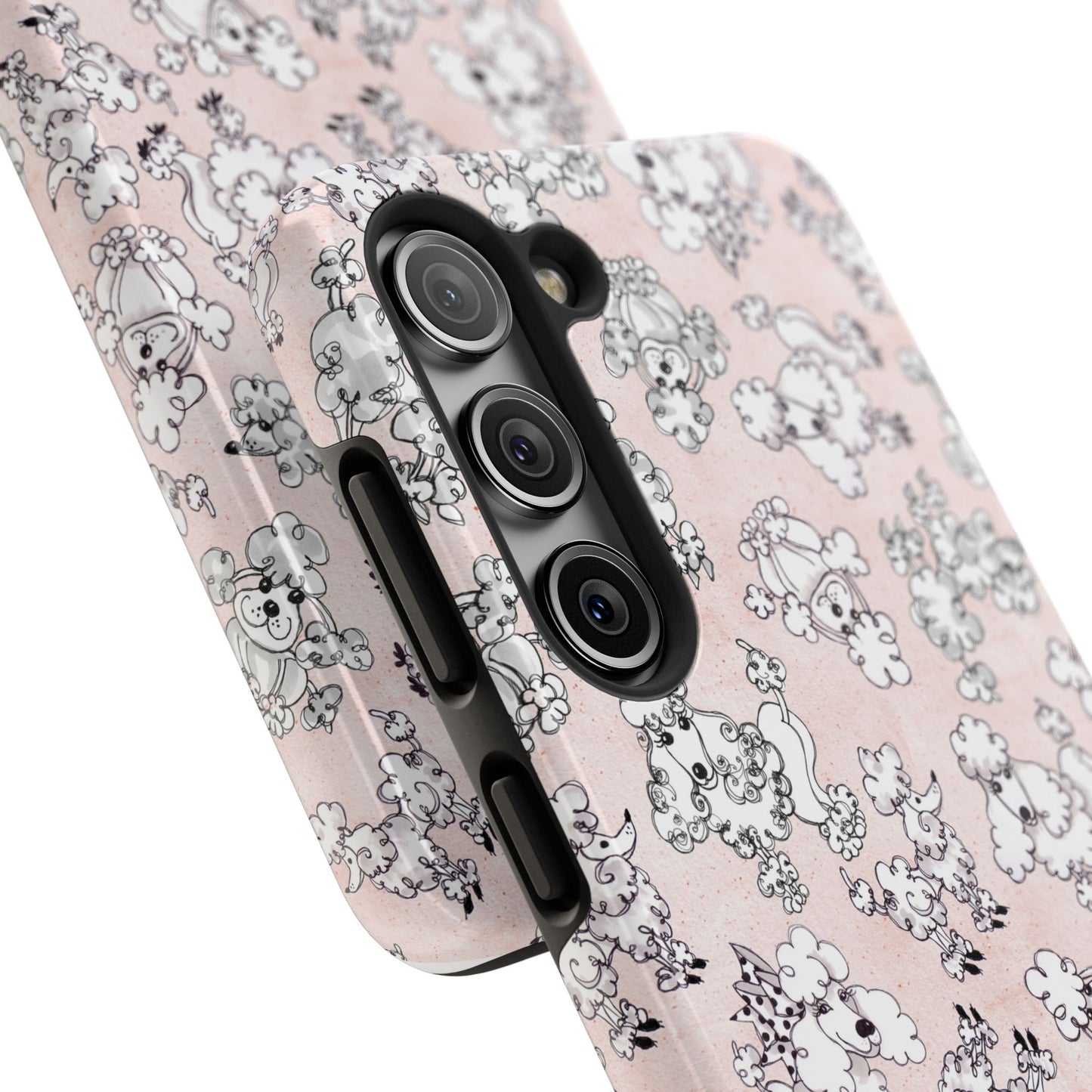 Paris Poodles Pink Phone Case