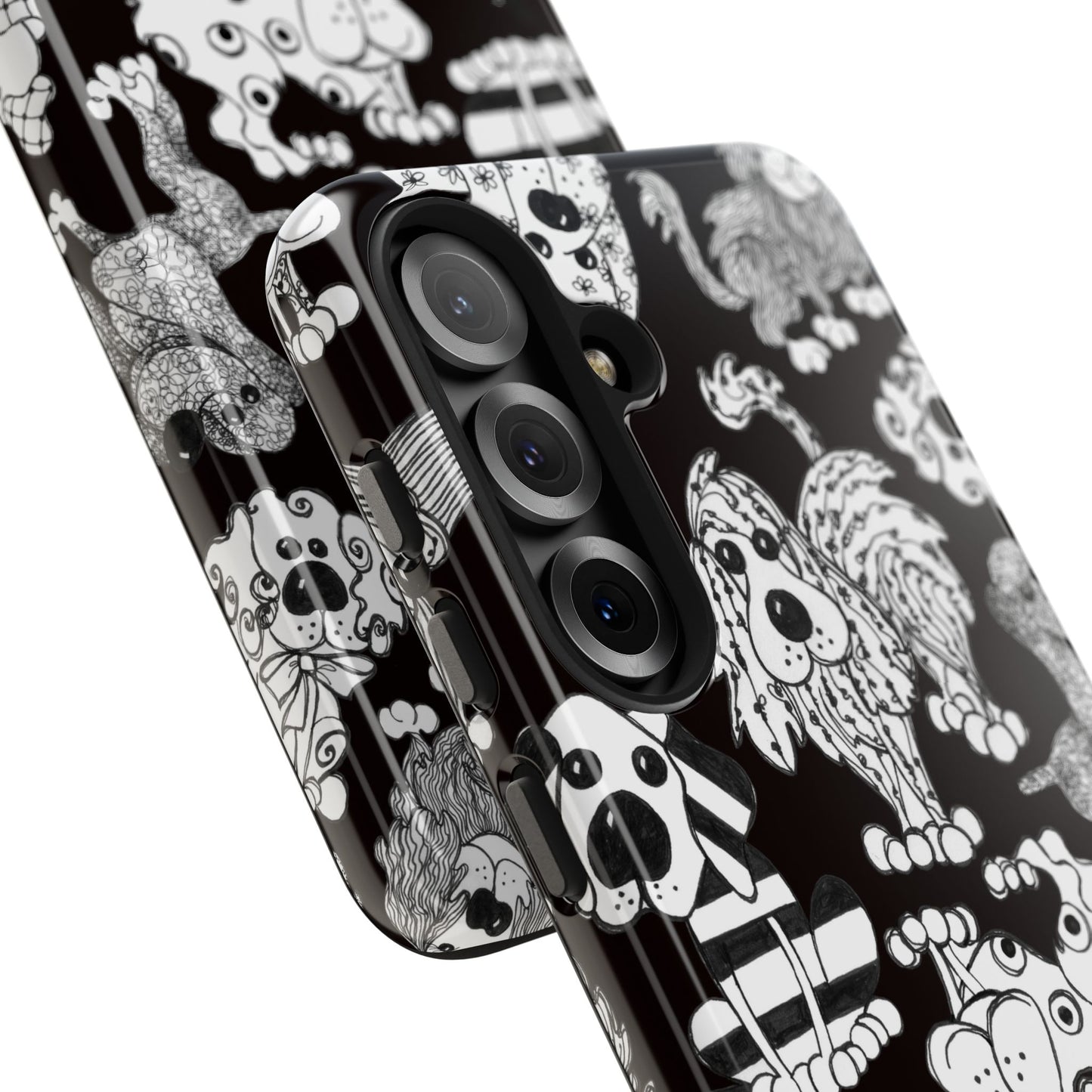 Dear Doggies Black Phone Case