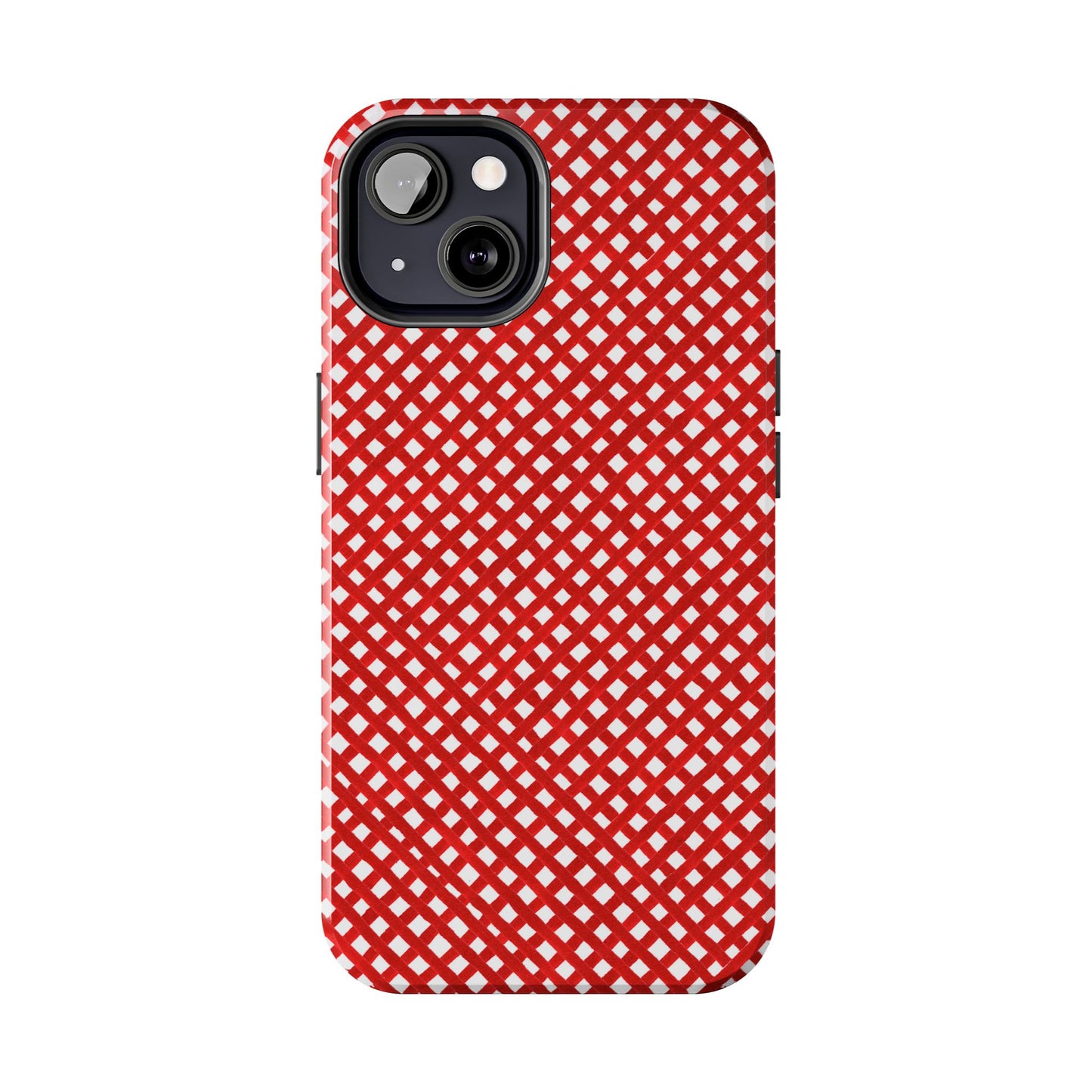 Trellis Check Red Phone Case