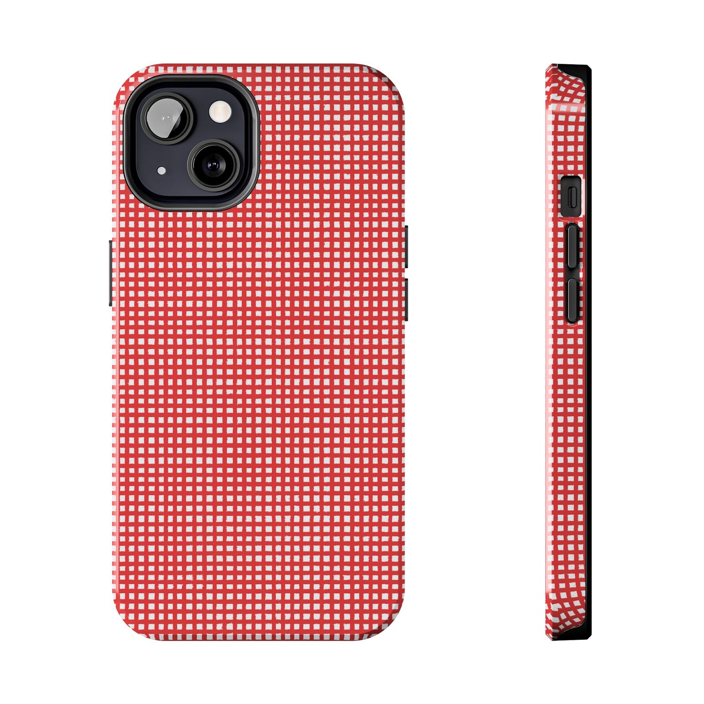 Chipper Check Red Phone Case