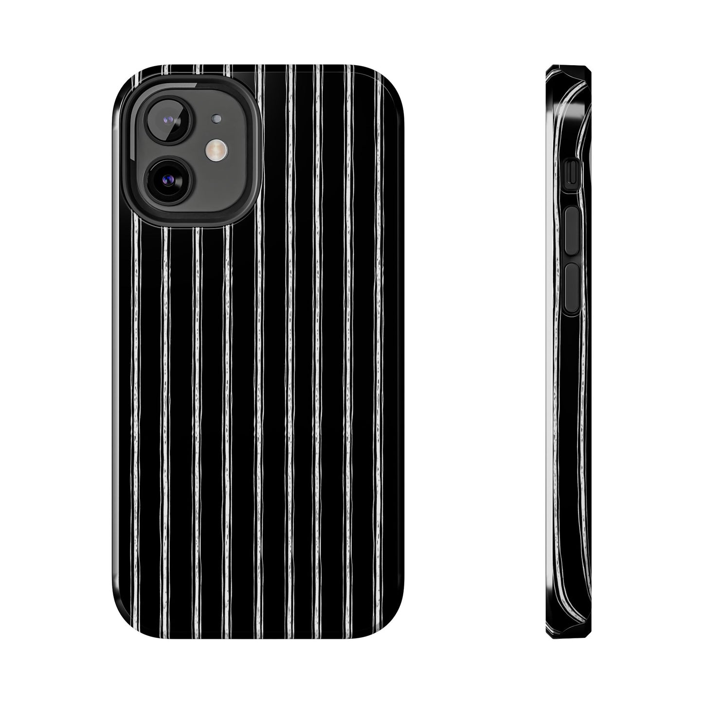 Napkin Stripe Black / White Phone Case