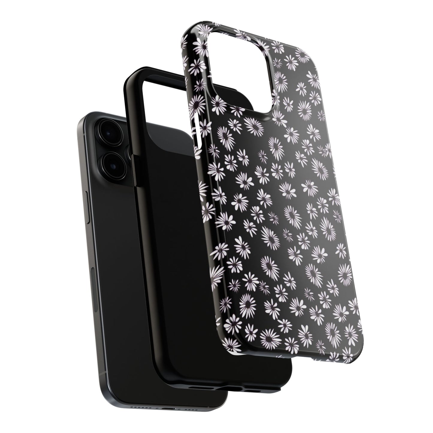 Random Daisy Black / White Phone Case