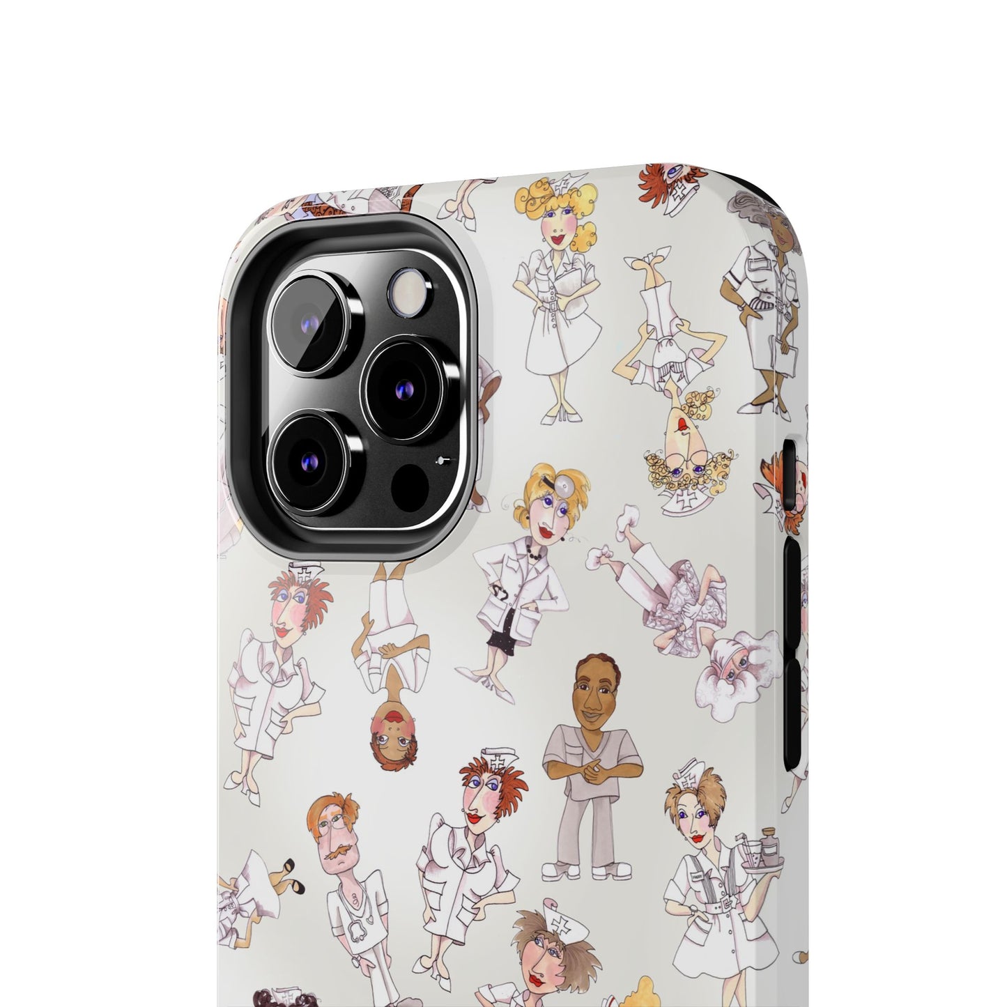 Tossed Nurses Gray Phone Case