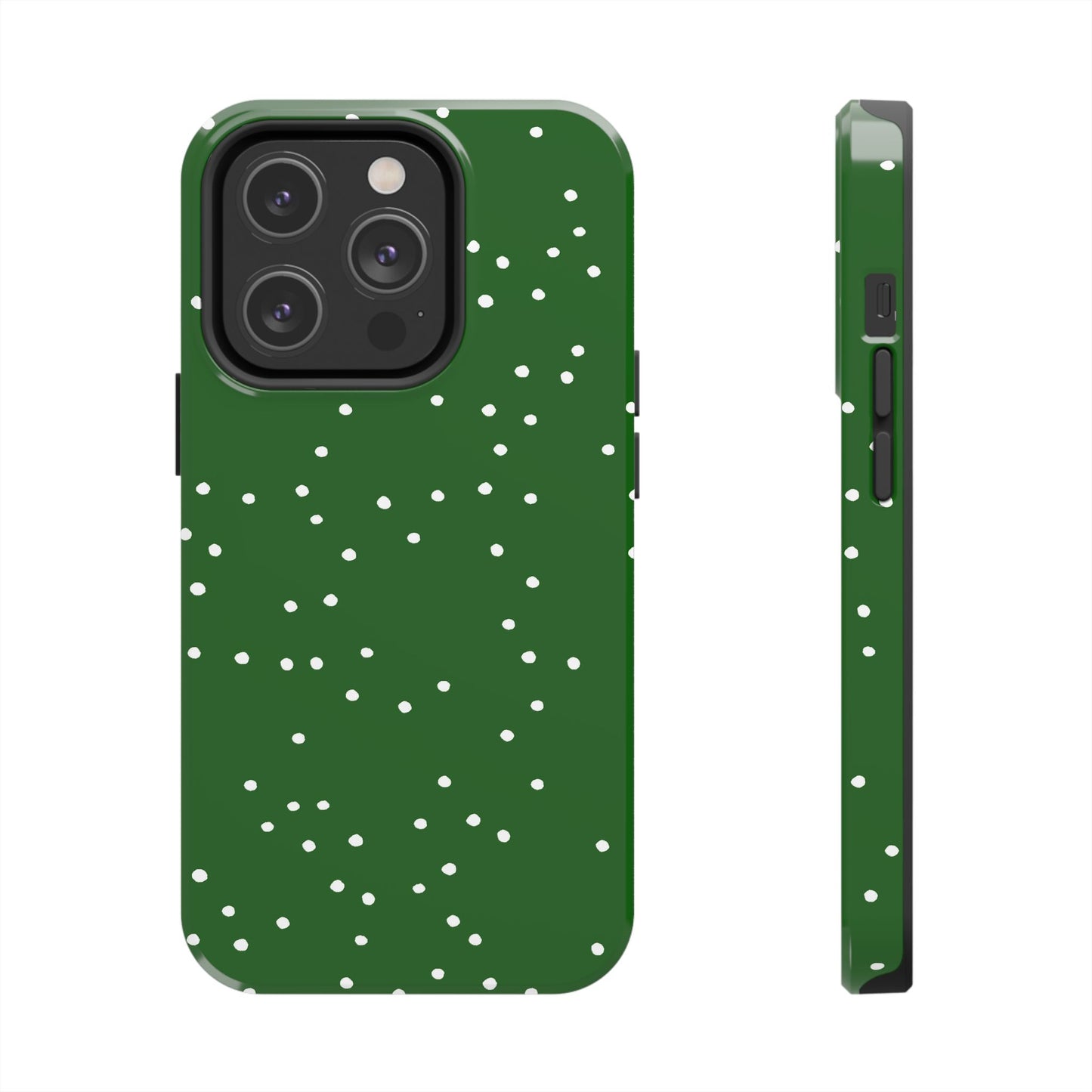 Dinky Dots Green / White Phone Case